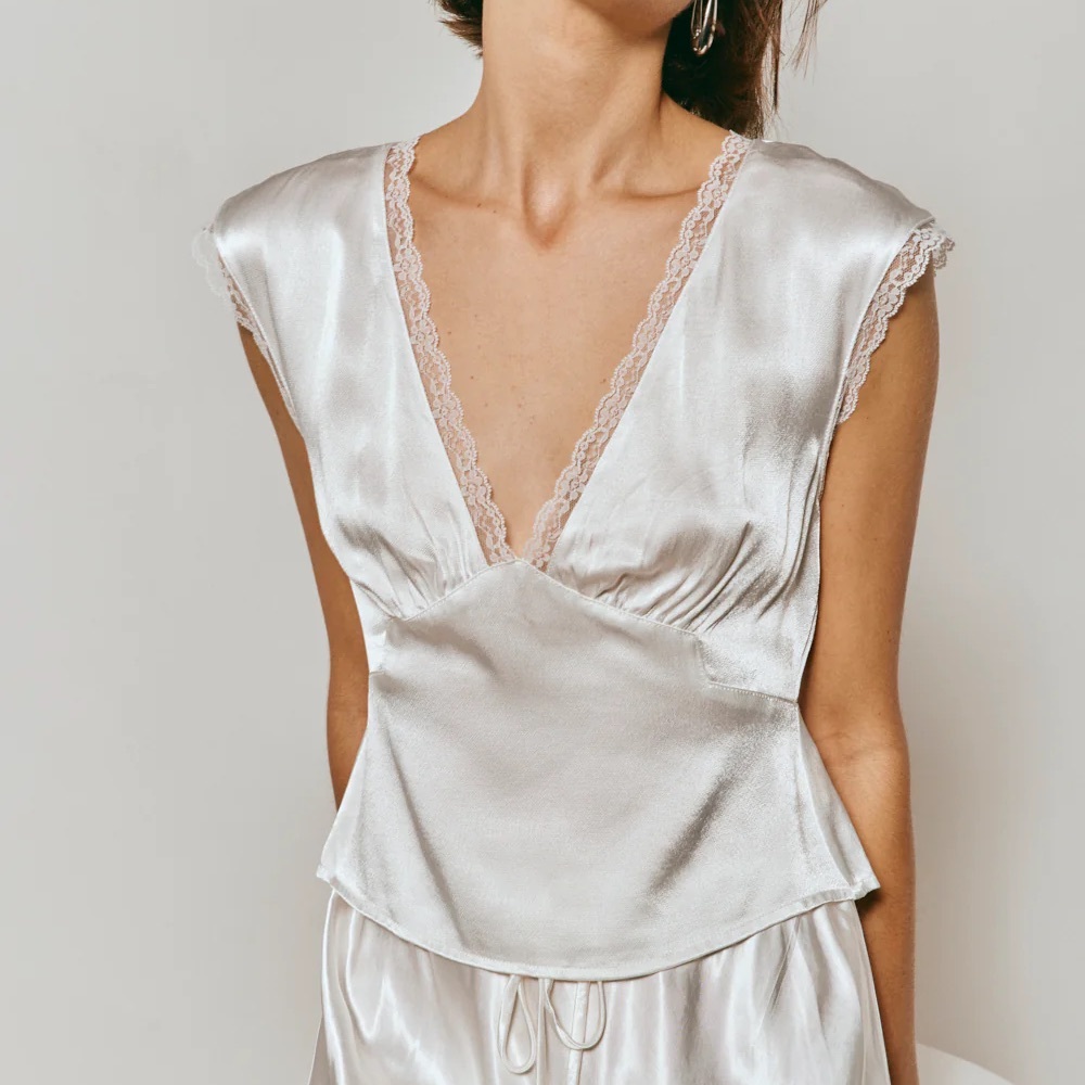 Vrg Grl Vintage Lover Tie Back Top